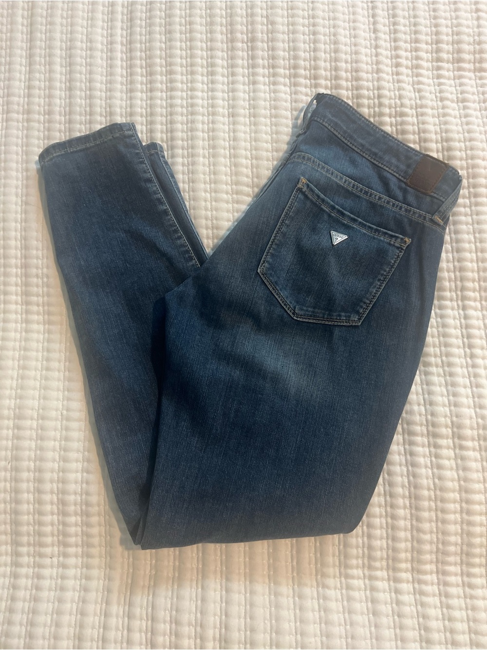 Guess Mid Wash Denim Jeans - Blue